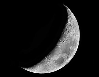 The Moon photographed with Westmont's Keck Telescope