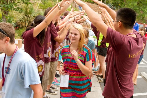 The OrientationTeam welcomes new students and their families