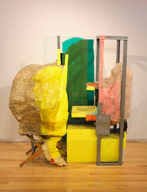 Jessica Stockholder's "Made of 3 Elements"