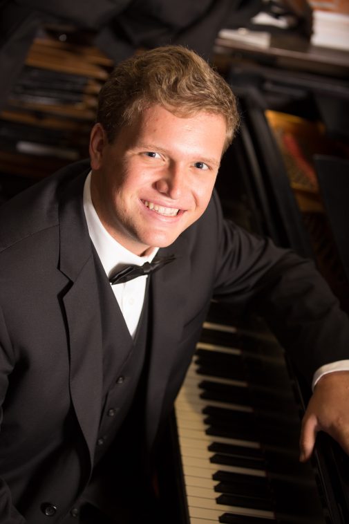 Junior pianist Aaron Wilk