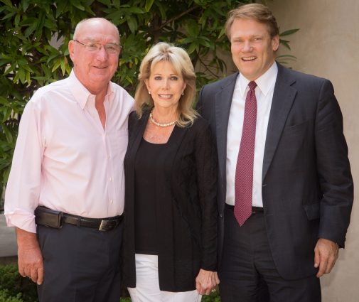 David and Anna Grotenhuis with President Gayle Beebe