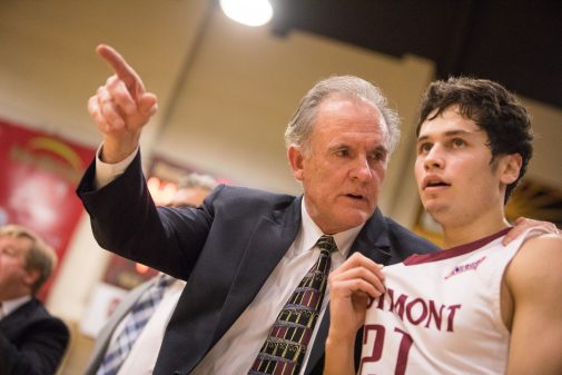 John Moore, coaching in his 24th year at Westmont, and Gerald Karczewski