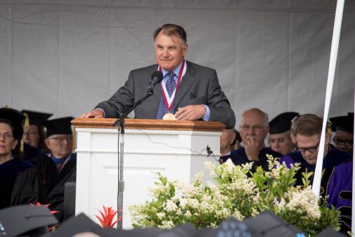 Westmont Medal recipient Patrick Enthoven