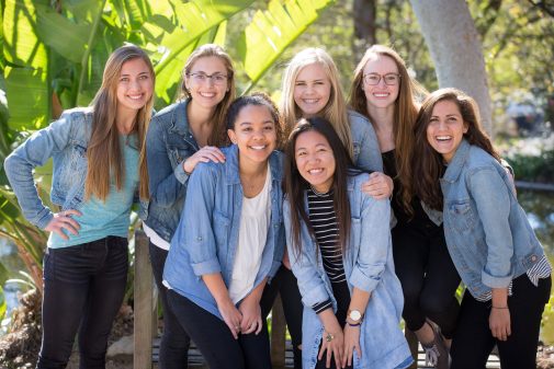 Uganda Team: Whitney Tice, Alexa Spandrio, Leah Rickard, Claire Masterson, Kayla Petersen, Jaclyn Smith, Renee Chan