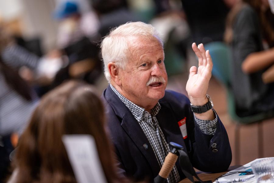 Mayor Randy Rowse shared his hopes for a safer future with e-bikes